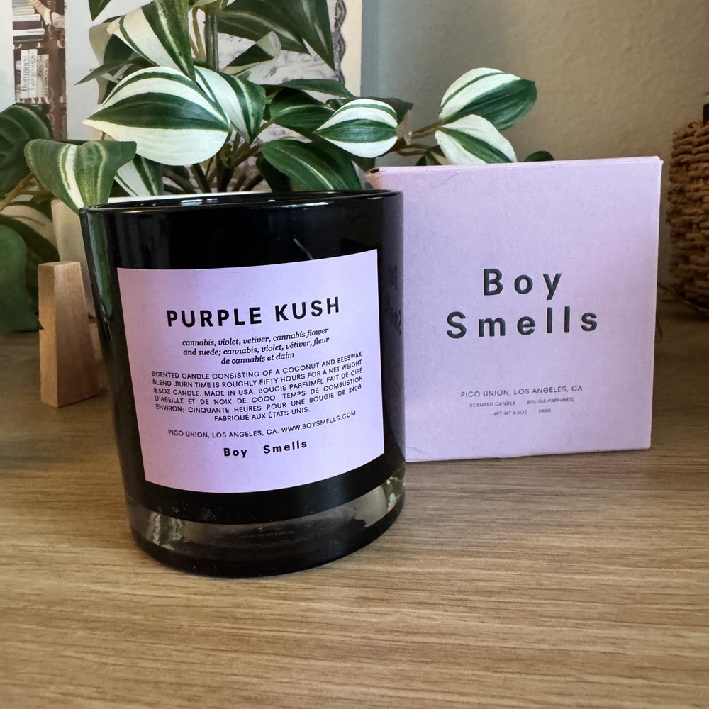 Boy Smells Candle Purple Kush - Discontinued (NEW in Box)